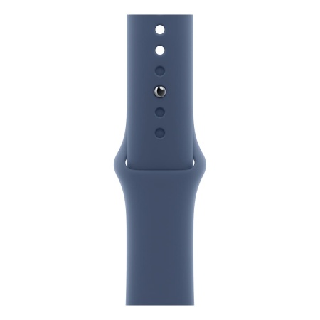 Купить apple watch series 10, 42 мм корпус из алюминия цвета «silver», ремешок sport band «denim» с доставкой