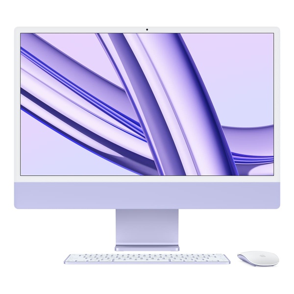 Купить apple imac 24" z19q (m3, 8c cpu, 10c gpu, 2023) retina 4,5k, 8 гб, 512 гб (mqry3) фиолетовый с доставкой по России 