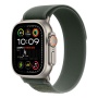 Купить apple watch ultra 2 (2024), 49 мм корпус из титана цвета «natural», ремешок trail loop размера s/m цвета «green» с доставкой
