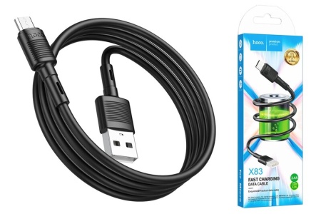 Купить кабель microusb hoco x83 2.4a 1m с доставкой