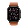 Купить apple watch ultra 3 (2025), 49 мм корпус из титана цвета «black», ремешок alpine loop размера s цвета «terra cotta» с доставкой