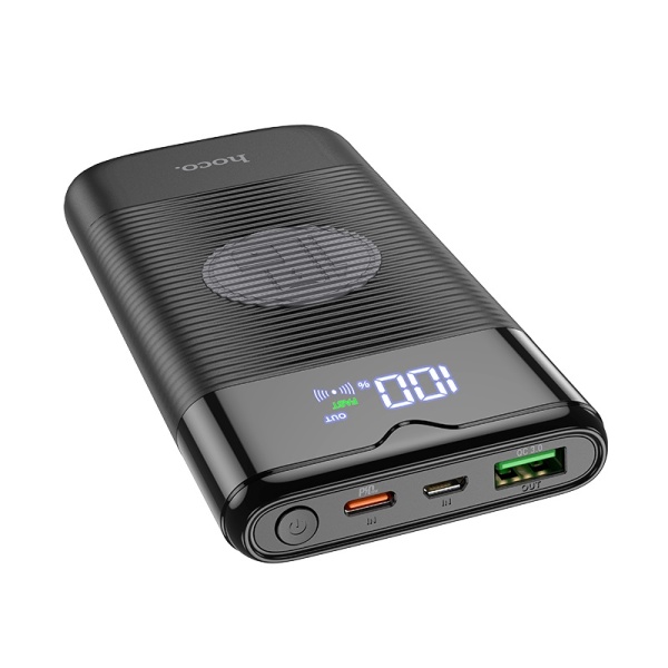 Купить powerbank hoco j63 10000mah 20w led + бзу 10w с доставкой