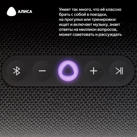 Купить умная портативная колонка яндекс станция стрит с алисой, чёрный, 30вт в Самаре