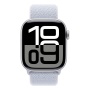 Купить apple watch series 10, 42 мм корпус из алюминия цвета «silver», ремешок sport loop цвета «blue cloud» с доставкой