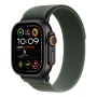 Купить apple watch ultra 2 (2024), 49 мм корпус из титана цвета «black», ремешок trail loop размера s/m цвета «green» с доставкой