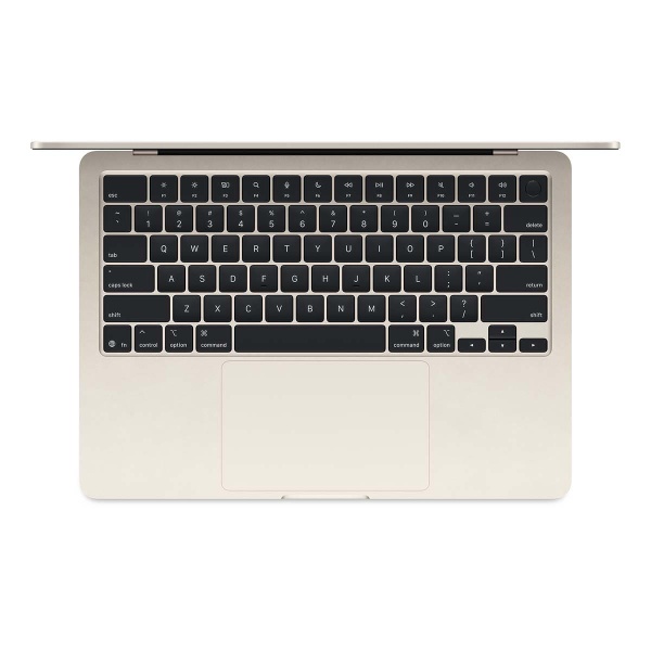 Купить apple macbook air 13&quot (m4 10c cpu, 8c gpu, 2025) 16/256gb ssd (mw0y3) starlight, «сияющая звезда» с доставкой