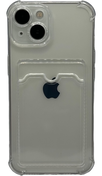 Чехол iPhone 14 Прозрачный под карту