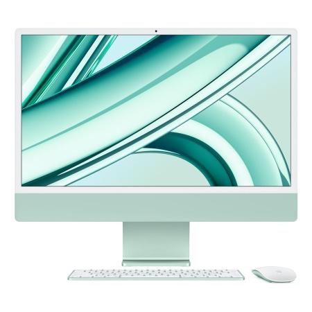 Купить apple imac 24" (m3, 8c cpu, 10c gpu, 2023) retina 4,5k, 8 гб, 512 гб (mqrp3) зеленый с доставкой