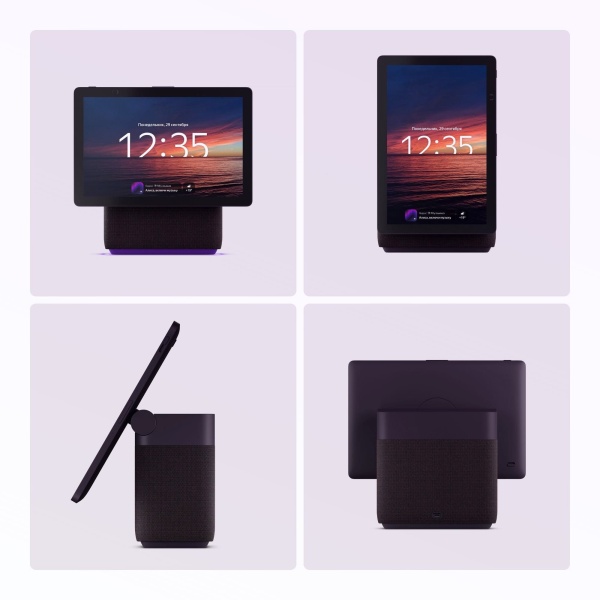 Умная колонка Яндекс Станция Дуо Макс с Алисой, с Zigbee, красный, 60Вт