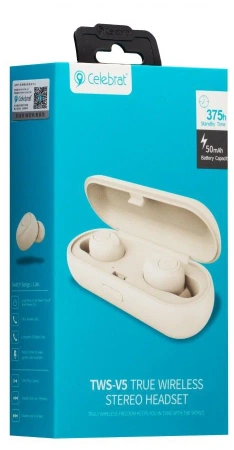Беспроводная гарнитура Celebrat TWS-W5 вакуумные